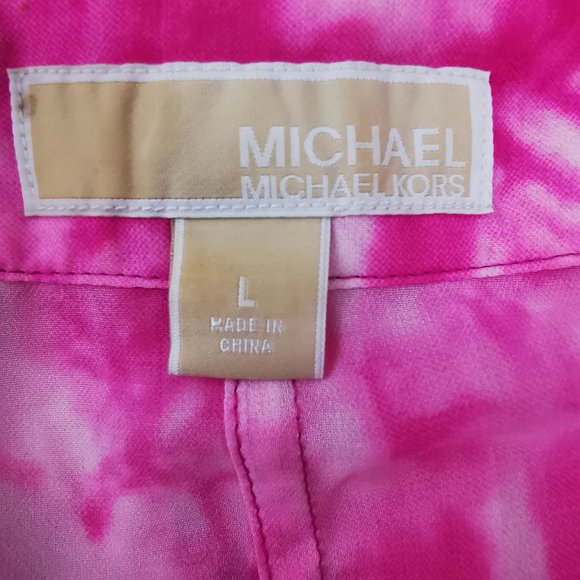 Michael by MK Tie Dye Tunic with Neck detail - Picture 6 of 10